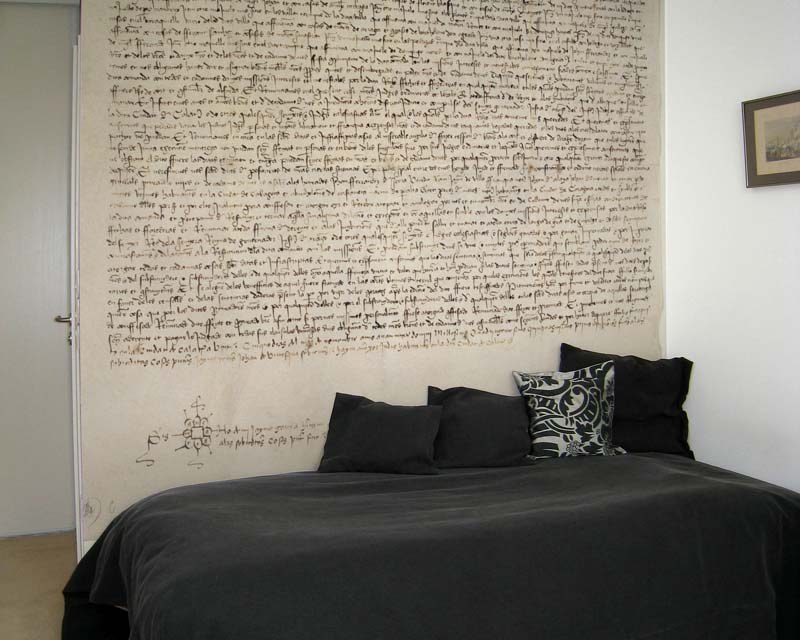 Renaissance Manuscript- Wallpaper mural