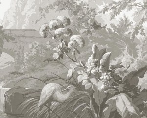 Grisaille landscape - Wallpaper Mural