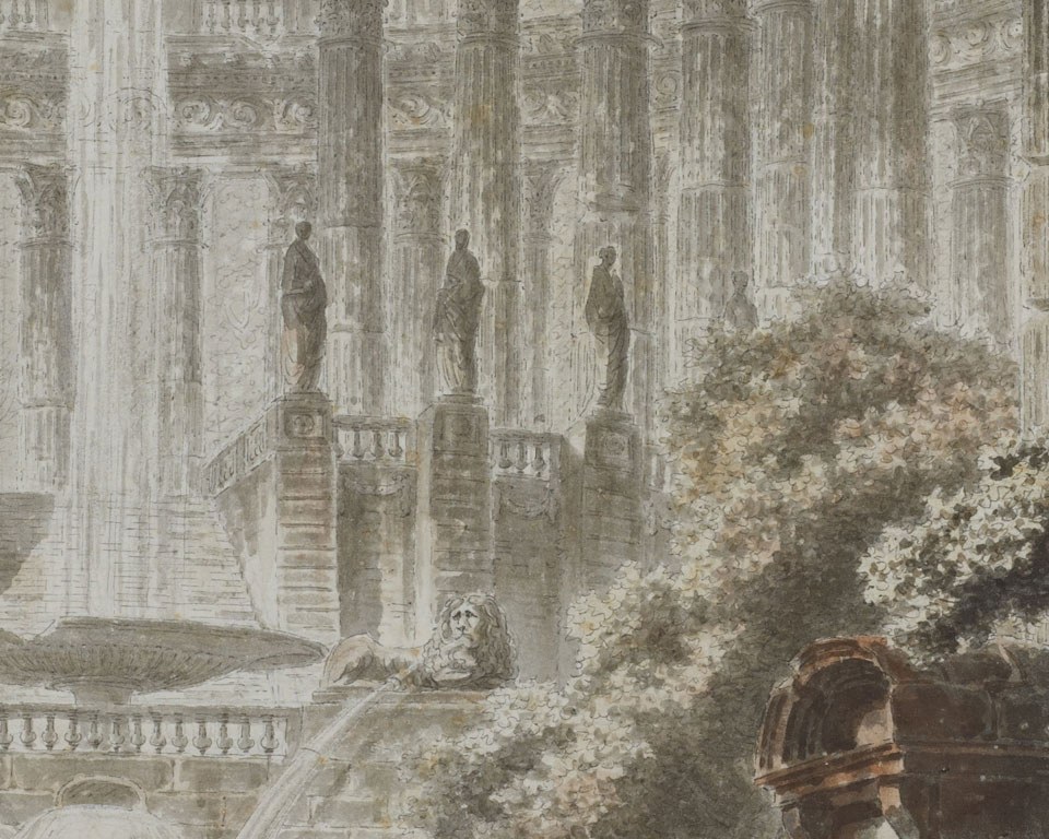 Antique ruins  - Wallpaper mural