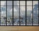 Window on Eiffel Tower #3 - Wallpaper mural