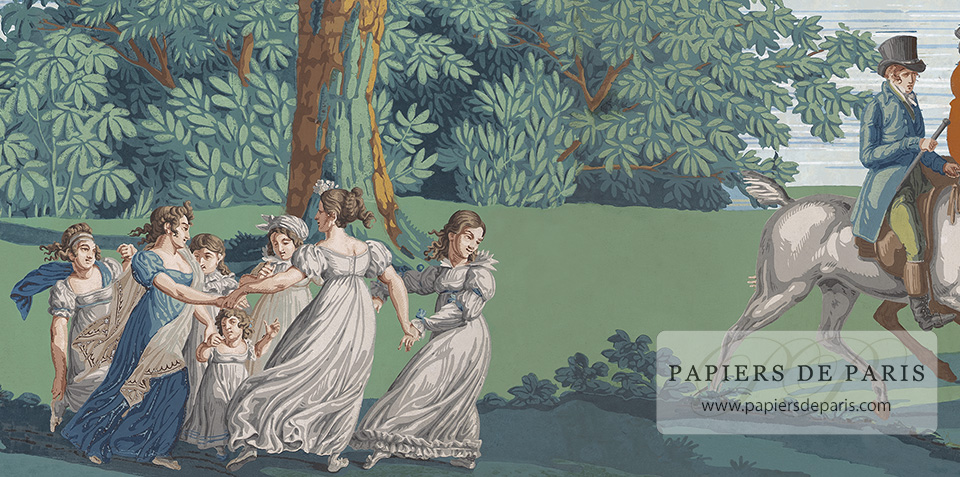 Mural Wallpaper Manufacture Dufour Paris Monument MAD Paris