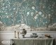 Chinoiserie en grisaille - Vert jade - Papier peint